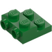 LEGO Green Plate 2 x 2 x 0.7 with 2 Studs on Side (4304 / 99206)