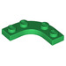 LEGO Green Plate 3 x 3 Rounded Corner (68568)