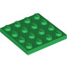 LEGO Green Plate 4 x 4 (3031)