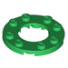 LEGO Groen Plaat 4 x 4 Ronde met Uitsparing (11833 / 28620)