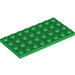 LEGO Green Plate 4 x 8 (3035)