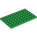 LEGO Green Plate 6 x 10 (3033)