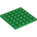 LEGO Vert assiette 6 x 6 (3958)