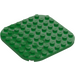 LEGO Verde Placa 8 x 8 Circular con Esquinas redondeadas (65140)