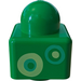 LEGO Green Primo Brick 1 x 1 with Circles (31000 / 41084)