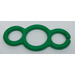 LEGO Green Primo Teether Chain Link open on one end (31652)