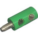 LEGO Verde Prong Electric Connettore con 2 Plug Fori