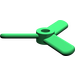 LEGO Green Propeller 3 Blade 4 Diameter (2421 / 28969)