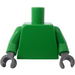 LEGO Verde Rascus con Armatura Minifigure Busto (973)