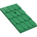 LEGO Groen Dak Helling 4 x 6 met Top Gat