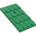 LEGO Grün Roof Steigung 4 x 6 mit oben Loch