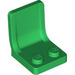 LEGO Green Seat 2 x 2 without Sprue Mark in Seat (4079)