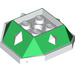 LEGO Vert Shell avec blanc Spikes (67931)