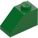 LEGO Green Slope 1 x 2 (45°) (3040)