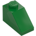 LEGO Green Slope 1 x 2 (45°) (3040 / 6270)