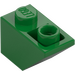 LEGO Groen Helling 1 x 2 (45°) Omgekeerd (3665)