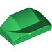 LEGO Green Slope 1 x 2 x 0.7 Curved with Fin (47458 / 81300)