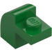 LEGO Verde Pendenza 1 x 2 x 1.3 Curvo con Piastra (6091 / 32807)