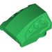 LEGO Vert Pente 1 x 2 x 2 Incurvé avec Dimples (44675)