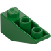 LEGO Green Slope 1 x 3 (25°) Inverted (4287)