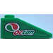 LEGO Green Slope 1 x 3 (25°) with &quot;Octan&quot; and Logo - Left Sticker (4286)
