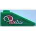 LEGO Groen Helling 1 x 3 (25°) met &quot;Octan&quot; en logo - Links Sticker (4286)