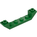 LEGO Green Slope 1 x 6 (45°) Double Inverted with Open Center (52501)