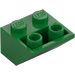 LEGO Green Slope 2 x 2 (45°) Inverted with Flat Spacer Underneath (3660)