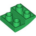LEGO Groen Helling 2 x 2 x 0.7 Gebogen Omgekeerd (32803)
