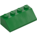 LEGO Green Slope 2 x 4 (45°) with Rough Surface (3037)