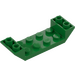 LEGO Vihreä Luiska 2 x 6 (45°) Kaksinkertainen Käänteinen jossa Open Keskusta (22889)