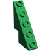 LEGO Green Slope 3 x 1 x 3.3 (53°) with Studs on Slope (6044)