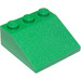 LEGO Grün Steigung 3 x 3 (25°) (4161)