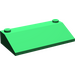 LEGO Groen Helling 3 x 6 (25°) met binnenmuren (3939 / 6208)