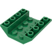 LEGO Grün Schrägstein 4 x 4 (45°) Doppelt Invers mit Open Mitte (Keine Löcher) (4854)