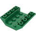 LEGO Groen Helling 4 x 4 (45°) Dubbele Omgekeerd met Open Midden (Geen gaten) (4854)