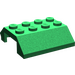 LEGO Groen Helling 4 x 4 (45°) Dubbele met Scharnier (4857)
