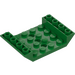 LEGO Green Slope 4 x 6 (45°) Double Inverted with Open Center with 3 Holes (30283 / 60219)