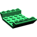 LEGO Grün Steigung 4 x 6 (45°) Doppelt Invertiert mit Open Center ohne Löcher (30283 / 60219)