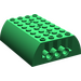 LEGO Grün Steigung 6 x 8 x 2 Gebogen Doppelt (45411 / 56204)