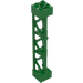 LEGO Grøn Support 2 x 2 x 10 Bjælke Trekantet Lodret (Type 4 - 3 stolper, 3 sektioner) (4687 / 95347)