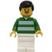 LEGO Green Team Player mit Number 4 auf Der Rücken Minifigur