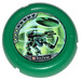 LEGO Green Technic Bionicle Weapon Throwing Disc with Amazon / Jungle, 3 pips, Amazon throwing disk (32171)