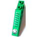LEGO Green Technic Brick Wing 1 x 6 x 1.67 with Air Intake, Headlight (right) Sticker (2744)