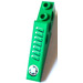 LEGO Verde Technic Ladrillo Ala 1 x 6 x 1.67 con Aire Intake, Faro (Derecha) Pegatina (2744)