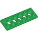 LEGO Green Technic Plate 2 x 6 with Holes (32001)