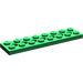 LEGO Groen Technic Plaat 2 x 8 met Gaten (3738)