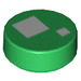 LEGO Vert Tuile 1 x 1 Rond avec BrickHeadz Eye (31468 / 102487)
