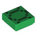 LEGO Vert Tuile 1 x 1 avec Pixels avec rainure (3070 / 106300)
