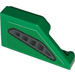 LEGO Green Tile 1 x 2 45° Angled Cut Left with Air Vent left Sticker (5091)